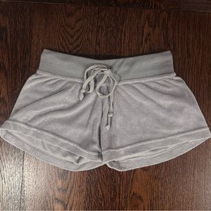 Grey Suzette Terry Cloth Shorts Size S (Girls)